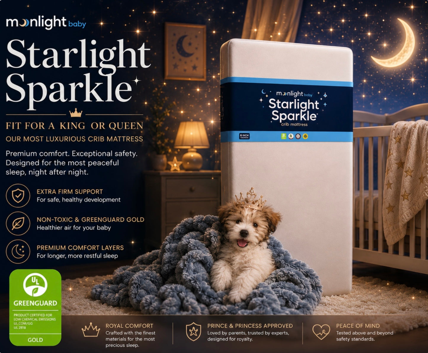 Starlight Sparkle Crib Mattress