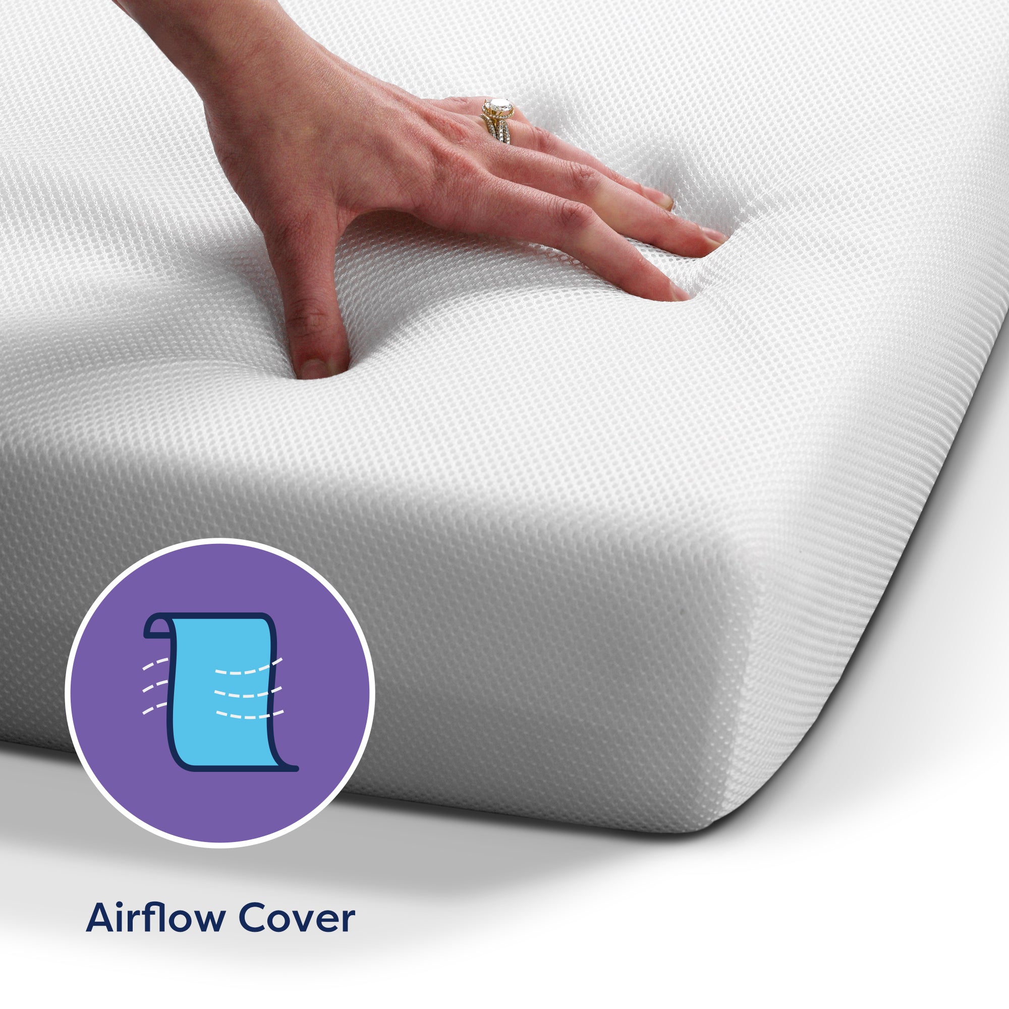 Airflow discount crib mattress