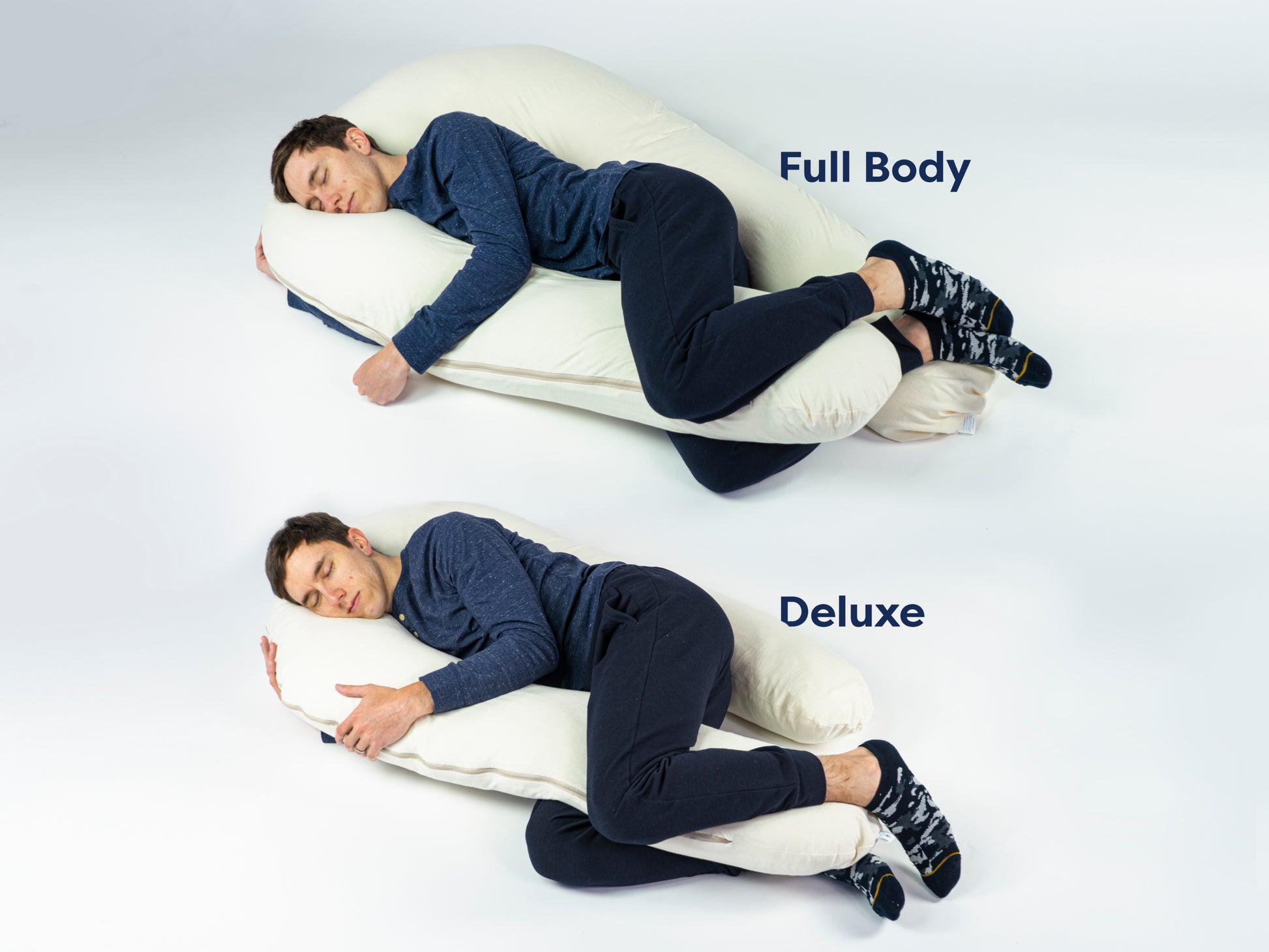 Pregnancy Pillow U Shaped , Maternity Sleeping Pillow Full Body Pillow With  Removable Cover Adult Female Navy